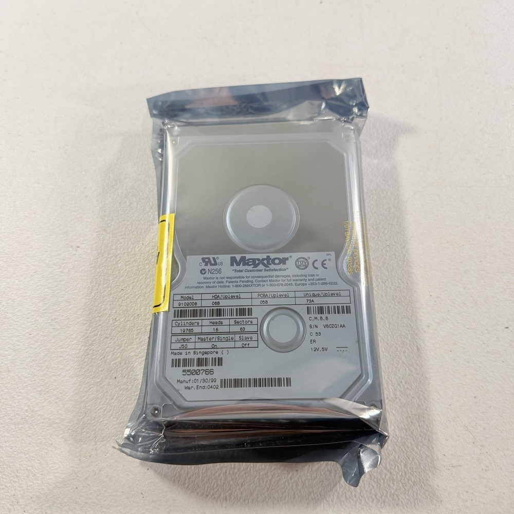 NEW MAXTOR 91020D6  10GB 5400RPM ATA 33 3.5 512KB Cache DiamondMax Vintage